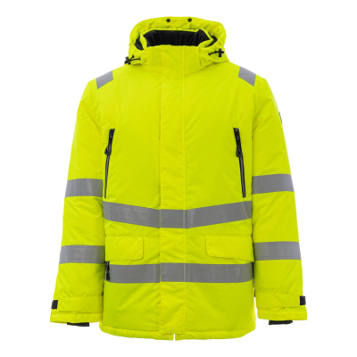 Куртка-парка сигнальная зимняя BRODEKS KW220, желтый