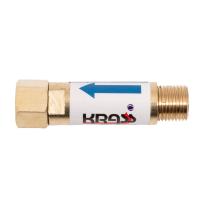 Затвор предохранительный KRASS ЗП-К-20 (кислород) вход резака/горелки М16х1,5/М16х1,5
