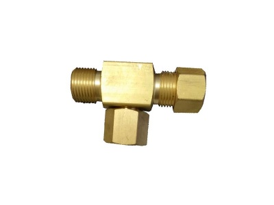 Соединитель GCE Т-образный, вход G1/4", 2 выхода G3/8"