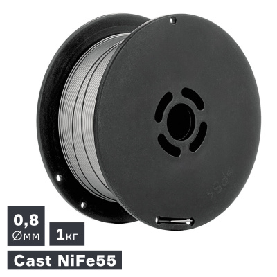 Проволока ПТК MIG чугун (Cast NiFe 55) ф 0,8 мм (1,0кг) (007.100.223) Проволока ПТК MIG чугун (Cast NiFe 55) ф 0,8 мм (1,0кг) (007.100.223)