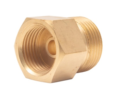 Переходник KRASS Сп21,8-G3/4 (для импортного баллона) (Латунь)