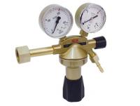 Редуктор универсальный GCE DIN HE -  Гелий; 200/10 бар; вх. W 21,8x1/14"; вых. G1/4"