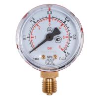Манометр пропановый KRASS 0,3/0,6 МПа, 50 мм, М12х1,5