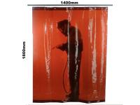 Штора ESAB красная, 1400x1800, DIN 9