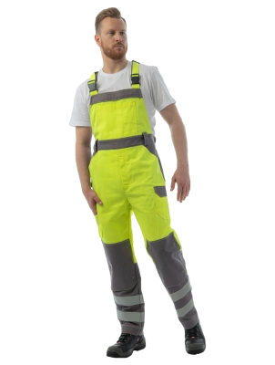 Полукомбинезон мультизащитный BRODEKS MS48-61, желтый/серый