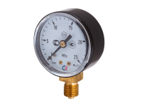 Манометр Сварог ТМ-210Р 25,0 МPа газ, черный корпус