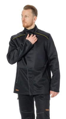 Куртка сварщика BRODEKS FS28-02, 1 класс, черный