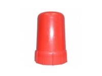 Колпак универсальный KRASS на баллон пластик красный