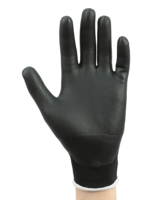 Перчатки рабочие с полимерным покрытием BRODEKS G-21 Серый/Черный