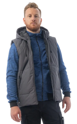 Жилет утепленный BRODEKS KW112, серый