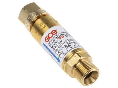 Затвор предохранительный GCE SG-3 (SP 34/FR 34, GVO 10) Кислород вх./вых. G3/8" (0764470)