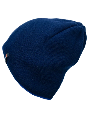 Шапка BRODEKS bicolor т.синий-синий (capBCblue)