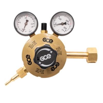 Редуктор двухступенчатый GCE S2+ N 200/10 bar вх. G3/4", вых. G3/8"  однокорпусный