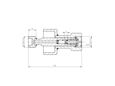 Адаптер GCE 200 бар, вх./вых. W21,8 DIN 6 / W21,8 DIN 6. Артикул 0775299 Адаптер GCE 200 бар, вх./вых. W21,8 DIN 6 / W21,8 DIN 6. Артикул 0775299