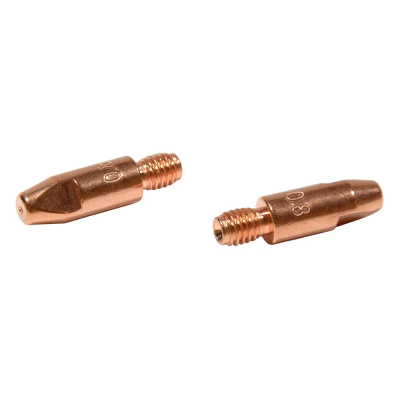 Наконечник контактный HUGONG токосъемный MB 24, 0,8 мм. (упак. 10 шт.) / MB24 Contact Tip 0.8mm(.030'') Ecu Наконечник контактный HUGONG токосъемный MB 24, 0,8 мм. (упак. 10 шт.) / MB24 Contact Tip 0.8mm(.030'') Ecu