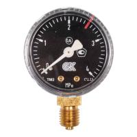 Манометр ацетиленовый KRASS 2,5/4 МПа, 50 мм, М12х1,5