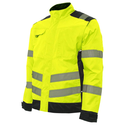 Куртка сигнальная BRODEKS KS225, желтый/черный