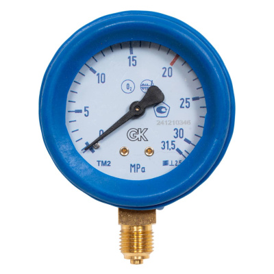 Манометр кислородный KRASS 20/31,5 МПа, 63 мм, G1/4" (2190305PV)