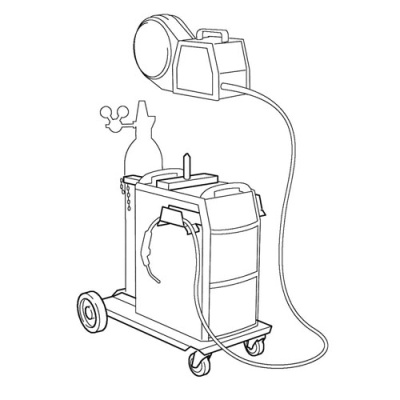 Тележка ESAB 2-х роликовая Trolley 2 Mig 4000i/5000i Тележка ESAB 2-х роликовая Trolley 2 Mig 4000i/5000i