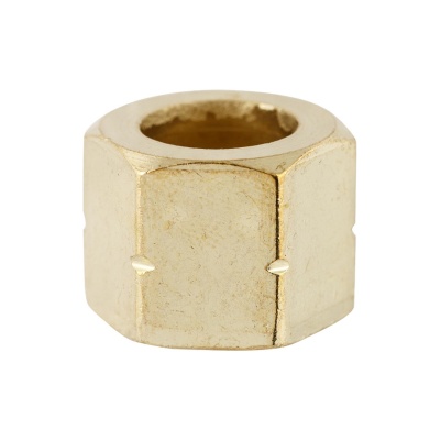 Гайка Сварог 14 М12х1,25 левая, латунь (94482) Гайка Сварог 14 М12х1,25 левая, латунь (94482)