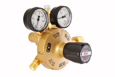 Редуктор двухступенчатый GCE S2+ Гелий 200/0,6 bar вх. W21,8x1/14", вых. G3/8",2 м3/час  однокорпусный