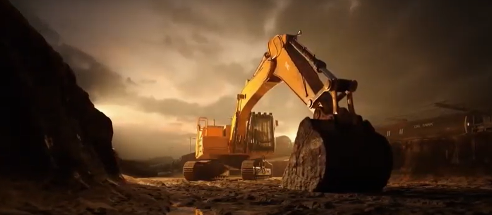 на горнодобывающем руднике