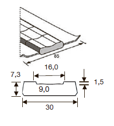 OK Backing Rectangular 16