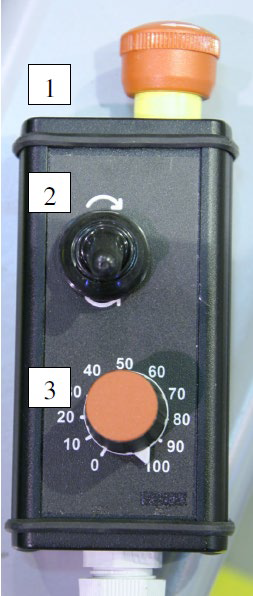 Пульт ДУ с безопасным напряжением управления (24В)