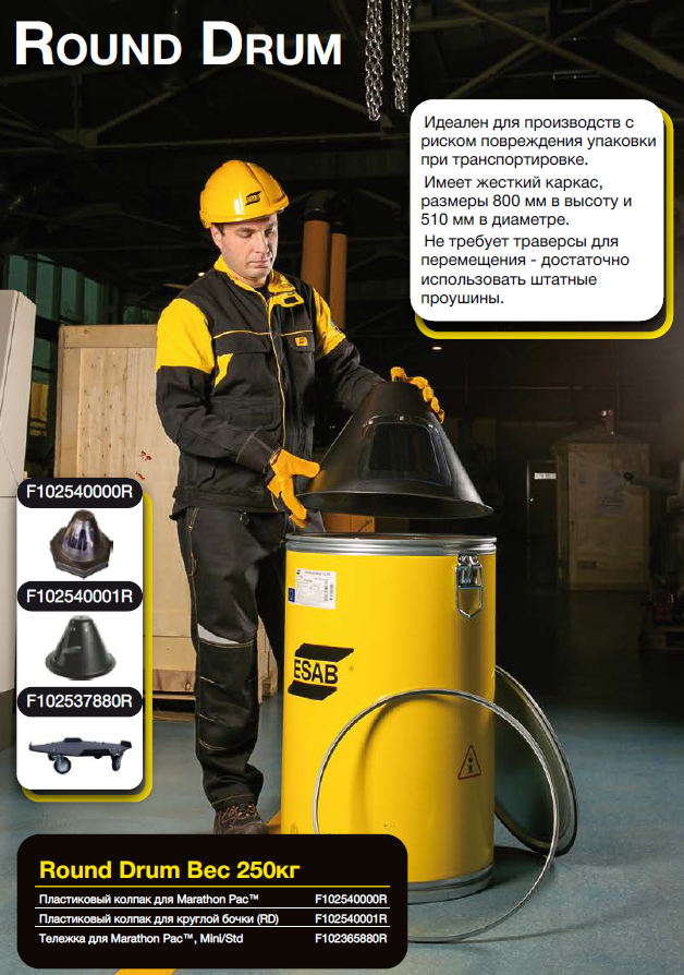 Упаковка Marathon Pac Round Drum Упаковка Marathon Pac Round Drum