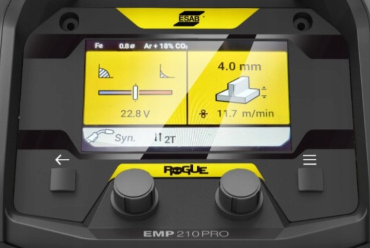Панель управления ESAB Rogue EMP 210 PRO