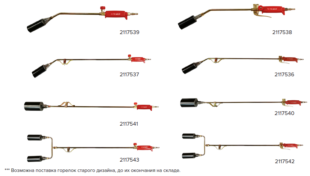 Новый дизайн газовоздушных горелок ГВ KRASS