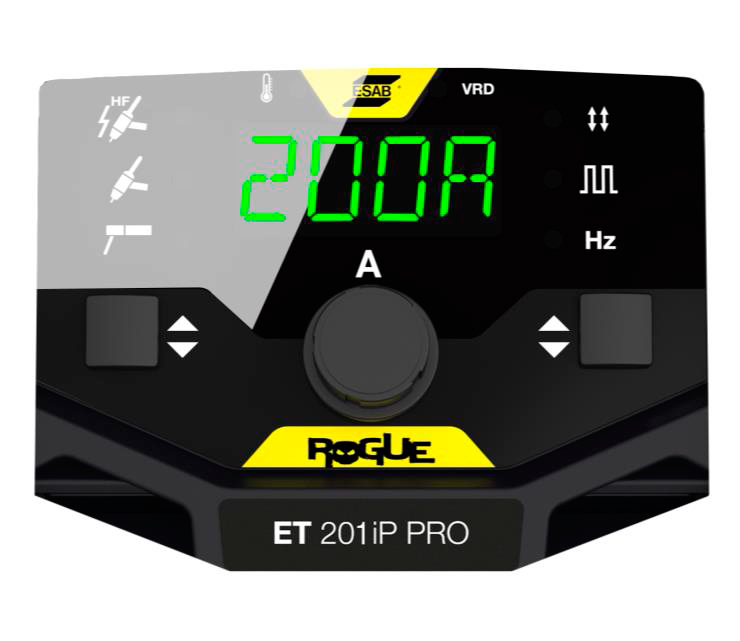 Панель управления сварочного аппарата ESAB Rogue ET 201iP PRO