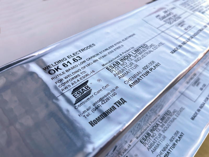 Электроды ESAB OK 61.63 для сварки нержавеющих сталей (Аналог ЭСАБ ОК 61.30) Электроды ESAB OK 61.63 для сварки нержавеющих сталей (Аналог ЭСАБ ОК 61.30)