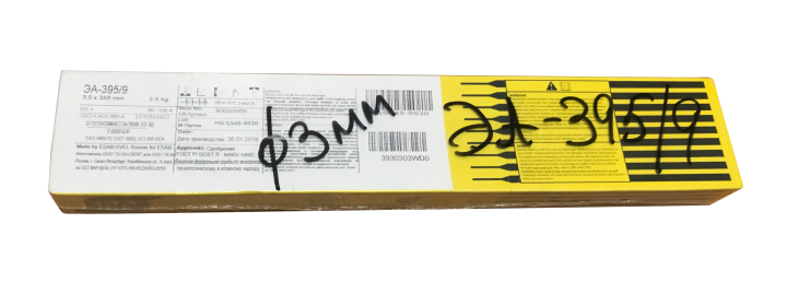 Электроды ESAB ЭA-395/9 ф 3,0 мм х 350 мм (2,5кг) (3930303WD0)