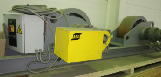 Приводная секция роликовой опоры. Приводная секция роликовой опоры.