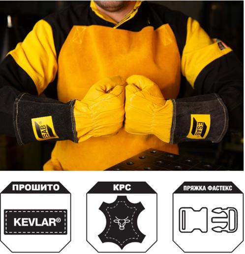 Возобновление поставок: фартуки сварщика ESAB снова в наличии!