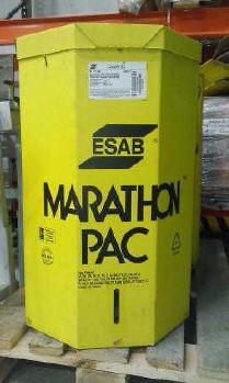 Сварочная проволока ESAB СВ-08Г2С в упаковке Marathon Pac Сварочная проволока ESAB СВ-08Г2С в упаковке Marathon Pac