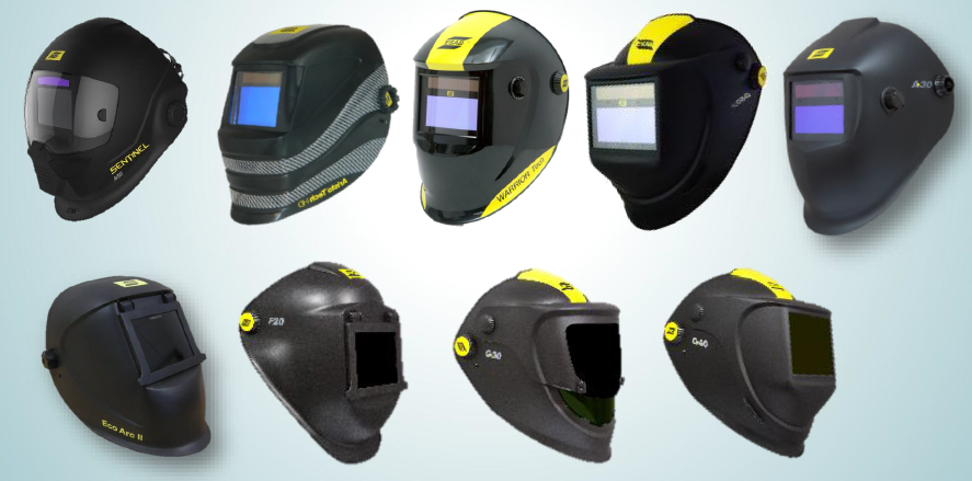 Линейка сварочных масок ЭСАБ на 2018 год