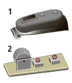 Двойная кнопка с потенциомемтром 10 kΩ Двойная кнопка с потенциомемтром 10 kΩ