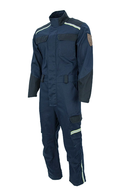 Комбинезон сварщика 1 класса Brodeks FS 58-01, т.синий/черный Комбинезон сварщика 1 класса Brodeks FS 58-01, т.синий/черный