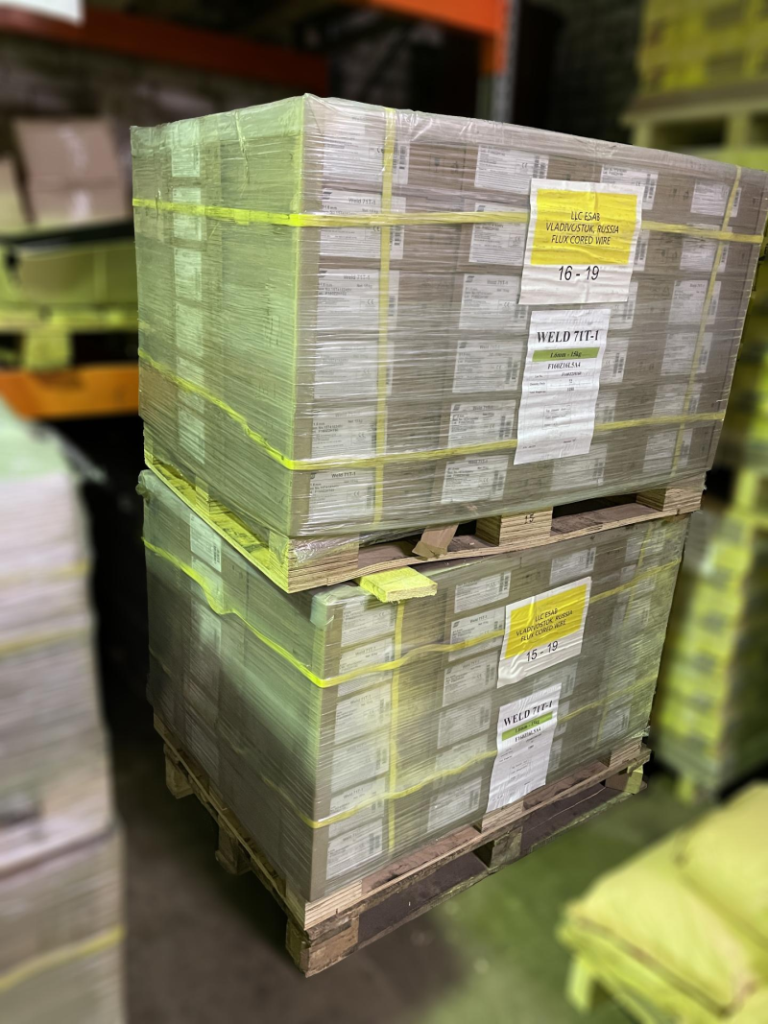 Поступление порошковой проволоки ESAB Weld 71T