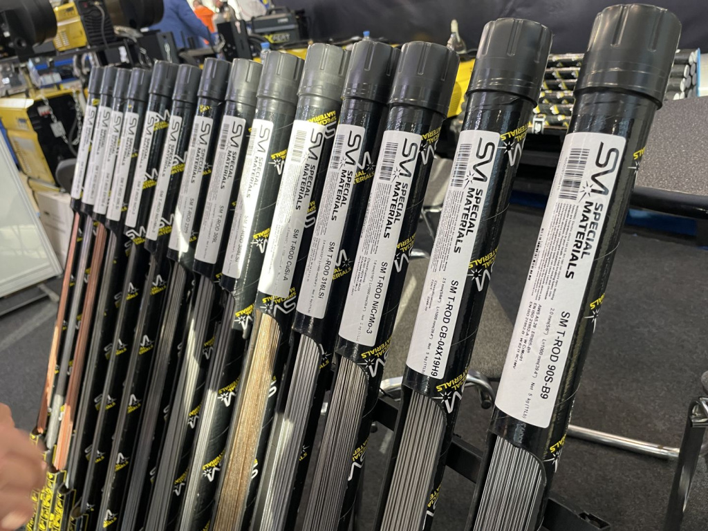 Стенд сварочных материалов SM от компании Специальные материалы на выставке Rusweld 2022 Стенд сварочных материалов SM от компании Специальные материалы на выставке Rusweld 2022