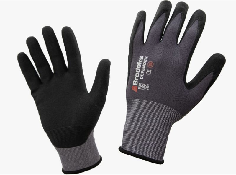 Перчатки Brodeks Defender G-22с нитриловым покрытием по технологии DEXITOUCH Перчатки Brodeks Defender G-22с нитриловым покрытием по технологии DEXITOUCH