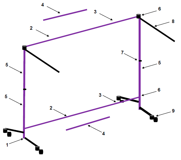 Рама для сварочных штор VERSIFLEX