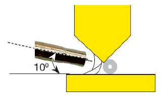 3-й проход наплавляется на второй слой.