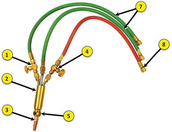 Газовый резак для резки металла от 3-х до 100 мм