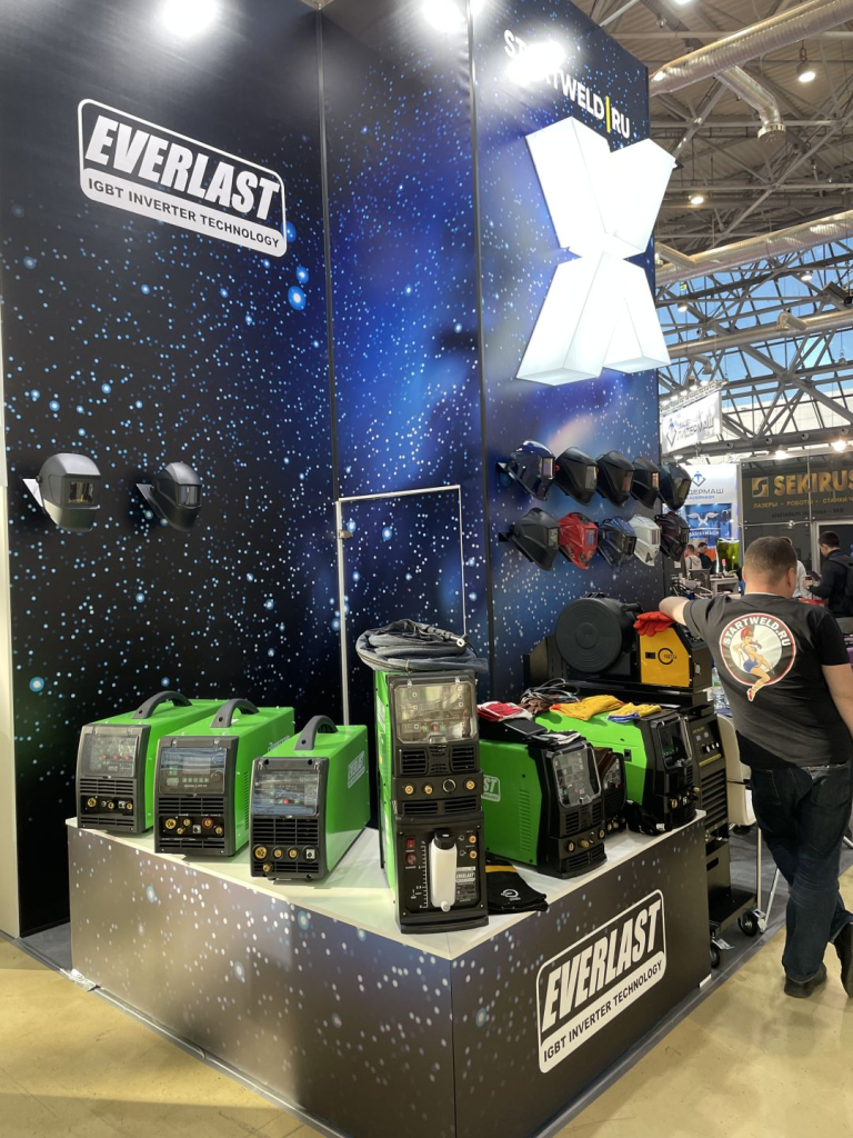 Стенд сварочного оборудования Everlast на выставке Rusweld 2022
