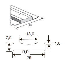 OK Backing Concave 13