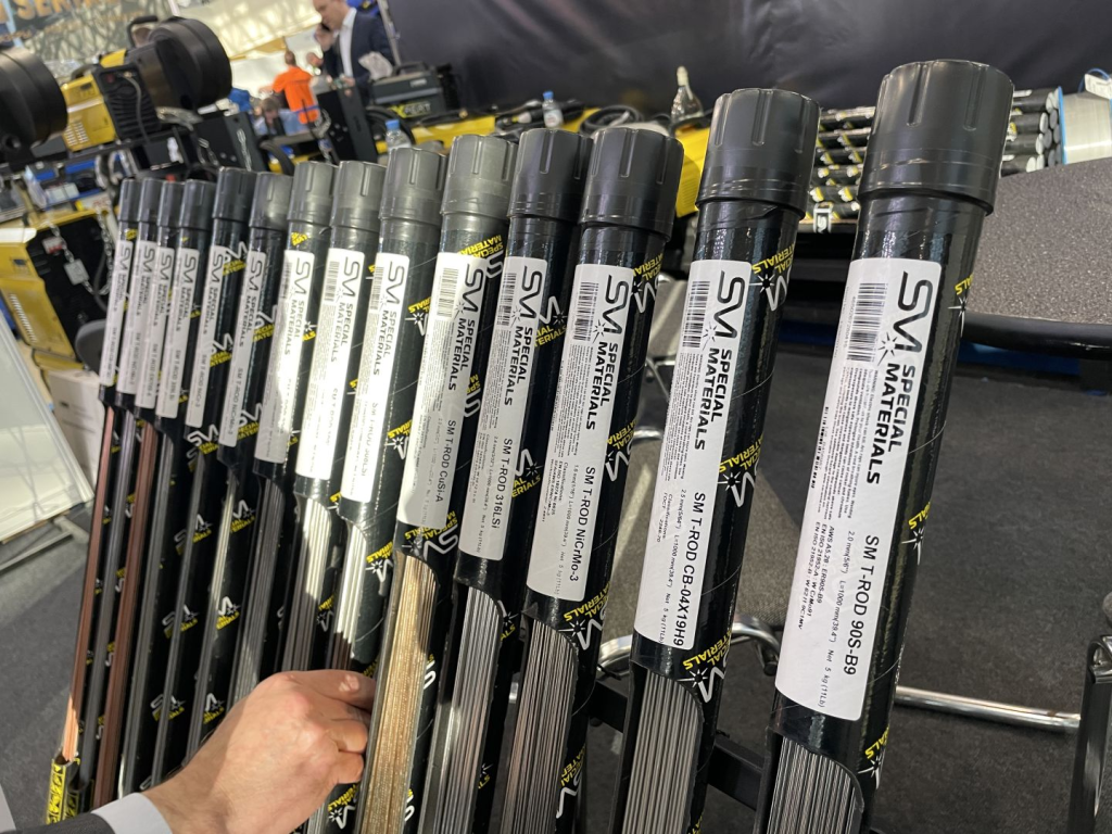 Стенд сварочных материалов SM от компании Специальные материалы на выставке Rusweld 2022 Стенд сварочных материалов SM от компании Специальные материалы на выставке Rusweld 2022