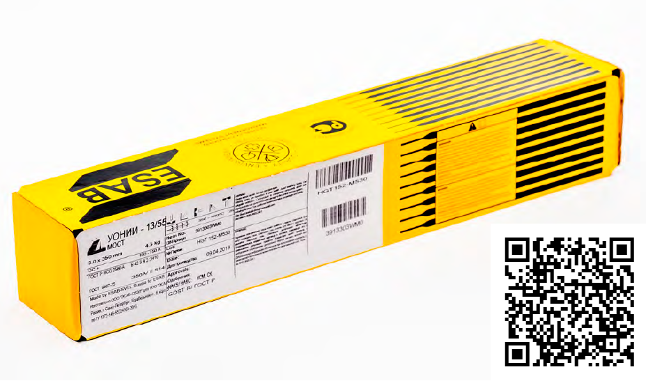 Электроды ЭСАБ УОНИИ 13/55